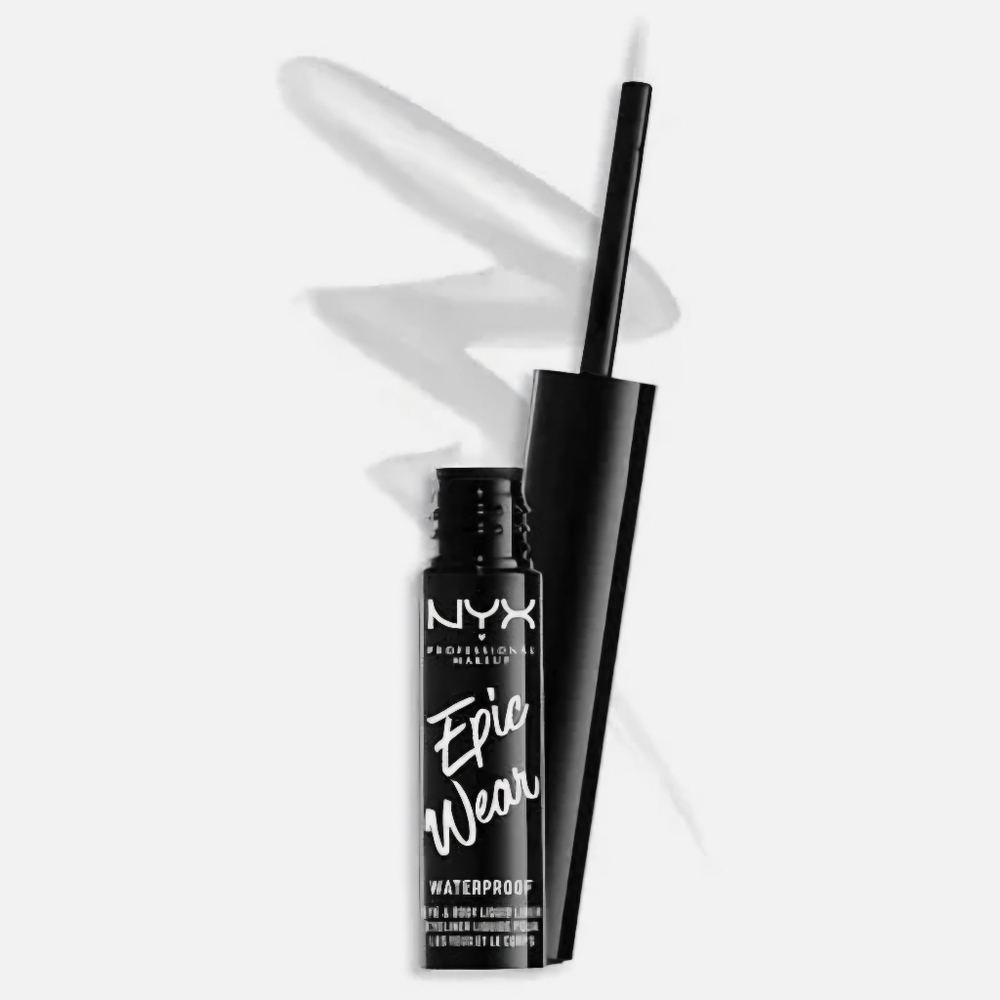NYX Epic Wear Matte Liquid Eye & Body Liner Waterproof White Fine Point NEW